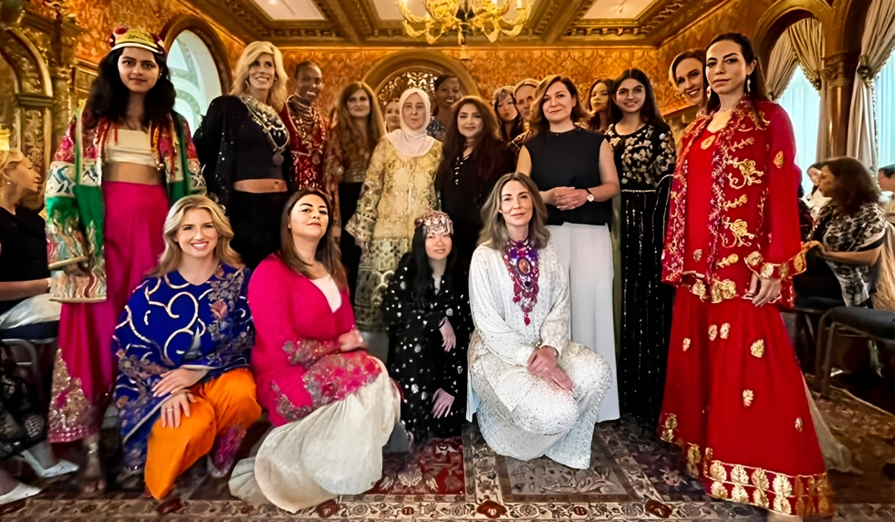 Huma Adnan makes Pakistan proud by showcasing craft at Turkish Ambassador's residence