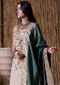 Falak Bridal w/ Chiffon Jamawar Long Shirt, Rajisthani Gharara Set