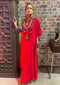 Tribal Red Gown