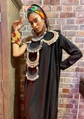 Tribal Black Gown