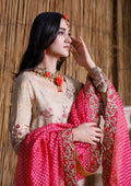 Aafreen Bridal w/ Silk Jamawar Long Shirt and Lehnga